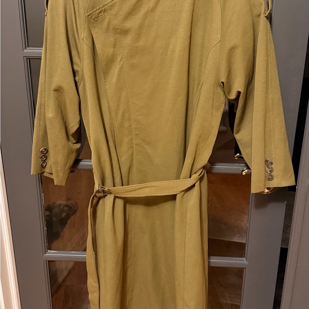 Amici Italian Olive Green Trench Coat